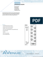 Model 9110 3G / HD / SD / ASI Reclocking Distribution Amplifier