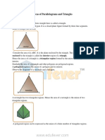 Chapter 9 - Areas of Parallelograms and Triangles Revision Notes