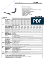 P40a Spec PS24VDC