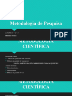 Metodologia de Pesquisa