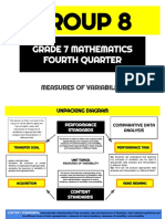 Group 8: Grade 7 Mathematics Fourth Quarter