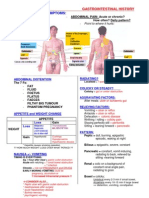 Presenting Symptoms:: Gastrointestinal History