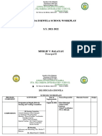 Brigada Eskwela School Workplan: Sta. Filomena Integrated School