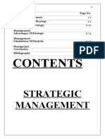 Strategic Management