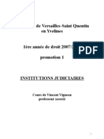 Cours Institutions Judiciaires 18 H