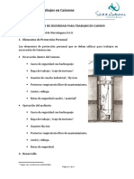 I-SST-16 Estandar para Trabajos en Caisson