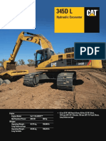 Excavadora Orugas Caterpillar 345D L