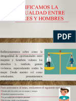 Identificamos La Desigualdad Entre Mujeres y Hombres