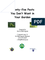 Twenty-Five Pests You Don't Want in Your Garden