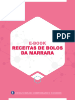 Ebook Receitas de Bolos Marrara - Confeitando Sonhos