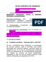 Requisitos de Validade Do Contrato de Trabalho