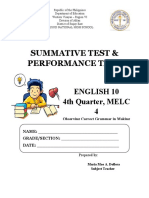 Summative Assessment q4 Week 4