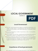 Local Government - Chapter 10