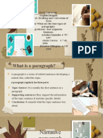 Types of Paragraph