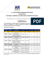 Convocatoria de Plazas HSM y Tecnicos Actualizado080621