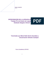 Intervencion en La Apraxia Infantil