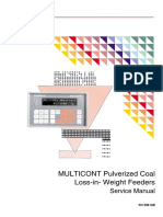 MULTICONT Pulverized Coal Loss-in-Weight Feeders: Service Manual