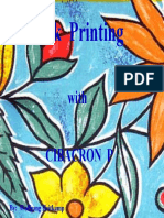 15 Printing Silk With CIBACRON P Dyes Printing Training 1&2