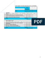 Monitoring and Evaluation Sheet For The Progress of 5-S Activities