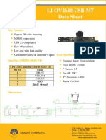 LI-OV2640-USB-M7 Data Sheet: Key Features