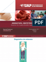 Obstetricia 3sesion Dx. Embarazo