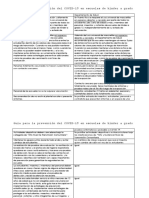 Guia para La Prevención de COVID-19 Escuelas K-12