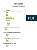 Kisi Soal & Jawaban UAS STIKES - Semeter 6