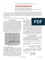 Analysis of Microstrip Antenna Array: Shruti Vashist, M.K Soni, P.K.Singhal3