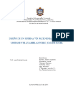 Diseno de Un Sistema Via Radio Enlace Entre La UNEFA y El Cuartel Antonio Jose de Sucre