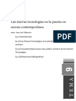 9 Las Nuevas Tecnologías en La Puesta en Escena Contemporánea