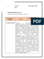 Assessing Learning (Activity 2) - MODULE 2