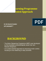 Motor Relearning Programme