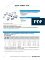 Instrumentation Pipe & Weld Fittings: 6000psig, 10000psig and Standard Rating