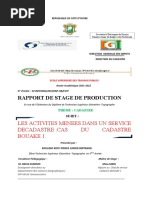 Rapport de Stage