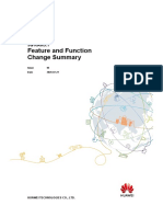 Feature and Function Change Summary: 5G RAN3.1