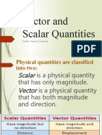 Vector and Scalar Quantities: Resultant. Graphical. Component