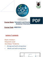 Course Name:: Volumetric and Gravimetric Analytical Chemistry: 4022133-3