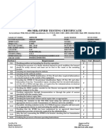 406 MHZ EPIRB TESTING CERTIFICATE