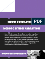 Estilos Narrativos