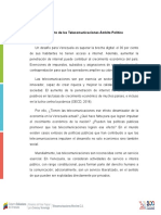 Impacto de Las Telecomunicaciones Ámbito Político