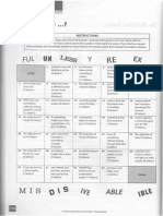 Prefixes and Suffixes Workshop