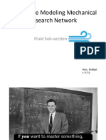 Multi-Scale Modeling Mechanical Research Network: Fluid Sub-Section