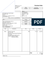 Formato Purchase Order