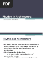 Rhythm in Architecture