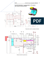 Aplicaţie: Elaborarea Itinerarului Tehnologic Si A Programului CNC Pentru Strunjirea Completa A Piesei de Proba PPR54