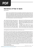 Narratives of Fear in Syria: Articles