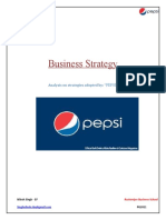 Business Strategy & Analysis - Pepsi