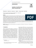 Laser Energy Density Dependence of Performance