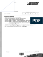 Mathematics Standard Level Paper 2: Instructions To Candidates