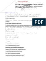 EC8552 Computer Architecture and Organization 2 M